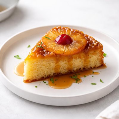 Image of Butter Rum Pineapple Upside Down Cake