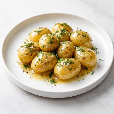 Image of Butter Steamed New Potatoes Smordampete Nypoteter