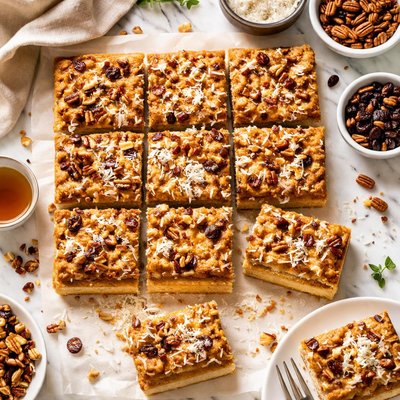 Image of Butter Tart Coconut Squares