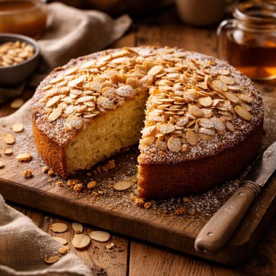 Image of Buttered Almond Cake