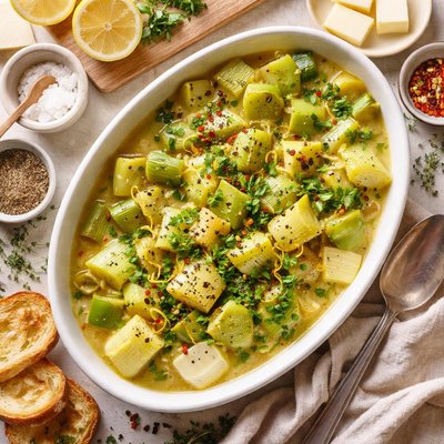 Image of Buttered Leeks