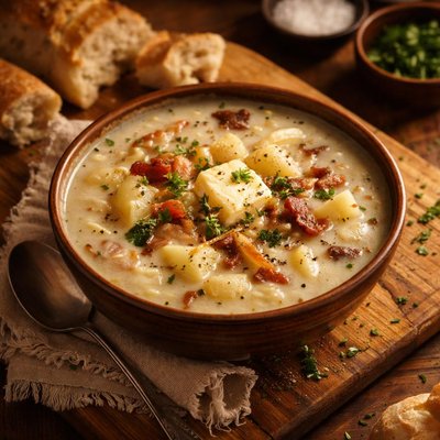 Image of Buttered Potato Soup Klapsakkaa
