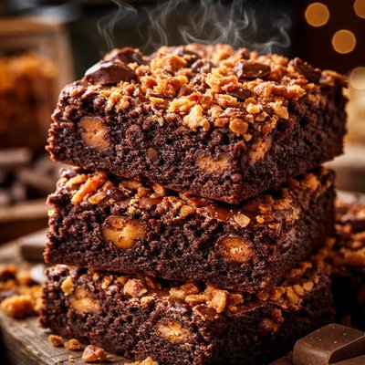 Image of Butterfinger Brownies