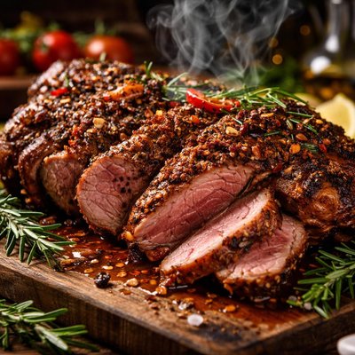Image of Butterflied Leg of Lamb with Attitude