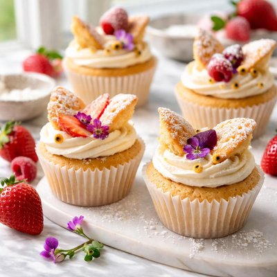 Image of Butterfly Cupcakes