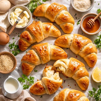 Image of Butterhorn Bread Machine Rolls