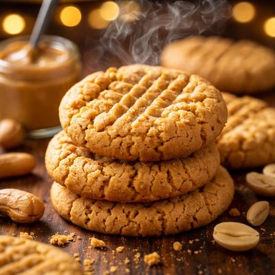 Image of Butterless Peanut Butter Cookies