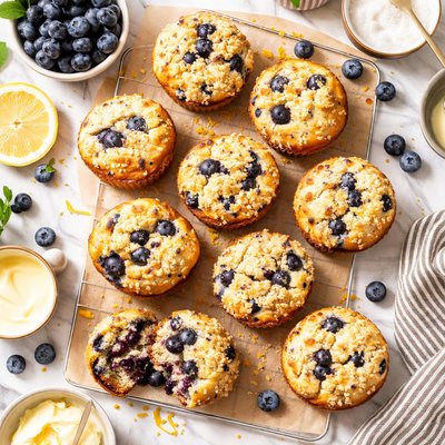 Image of Buttermilk Blueberry Muffins