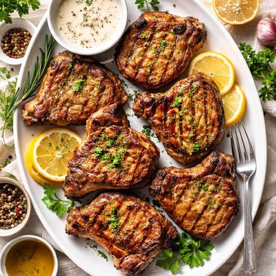 Image of Buttermilk Brined Pork Chops