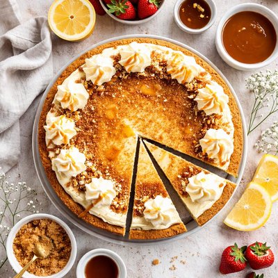 Image of Buttermilk Brown Sugar Cheesecake