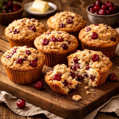 Image of Buttermilk Cranberry Muffins