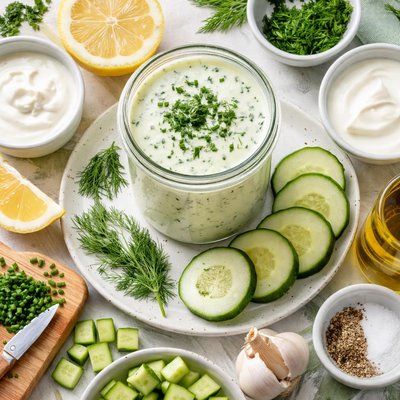 Image of Buttermilk Cucumber Dressing
