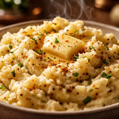Image of Buttermilk Mashed Potatoes with Country Mustard