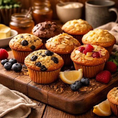 Image of Buttermilk Muffins with Variations
