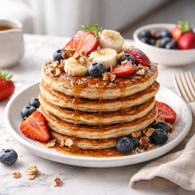 Image of Buttermilk Oatmeal Pancakes