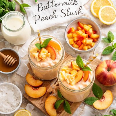 Image of Buttermilk Peach Slush