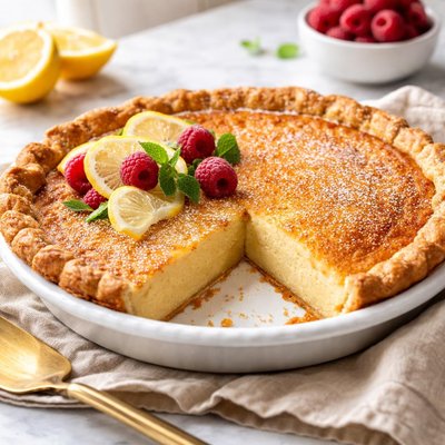 Image of Buttermilk Pie from Porch Pies Pies to the Stars