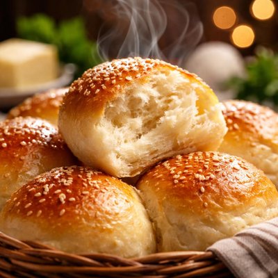 Image of Buttermilk Rolls or Classic White Bread