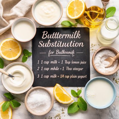 Image of Buttermilk Substitution for Baking