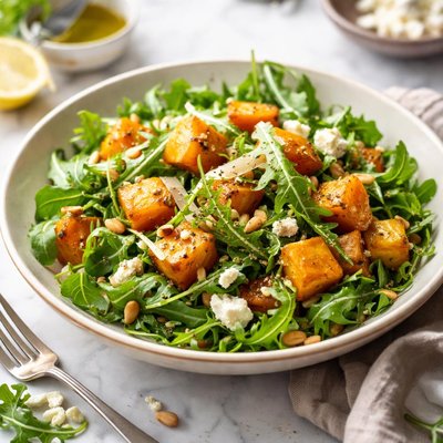 Image of Butternut Arugula and Pine Nut Salad