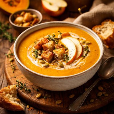 Image of Butternut Squash and Apple Soup
