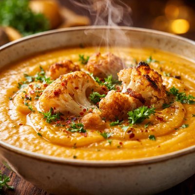 Image of Butternut Squash and Cauliflower Soup
