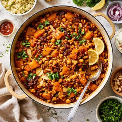 Image of Butternut Squash and Chickpea Tangine