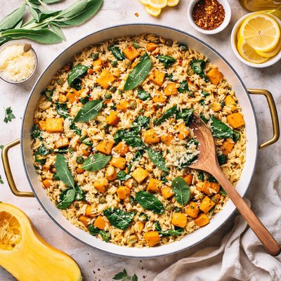 Image of Butternut Squash and Sage Orzo