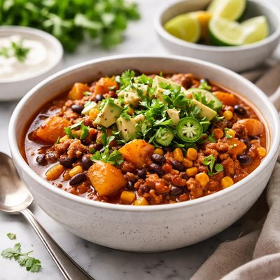 Image of Butternut Squash and Turkey Chili
