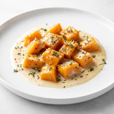 Image of Butternut Squash Braised with Cream and Fresh Thyme