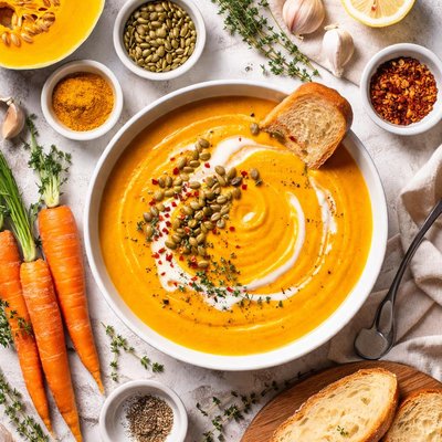Image of Butternut Squash Carrot Soup