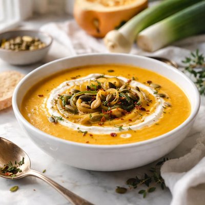 Image of Butternut Squash Leek Soup