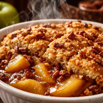 Image of Butterscotch Apple Pecan Cobbler