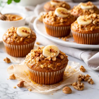 Image of Butterscotch Banana Muffins