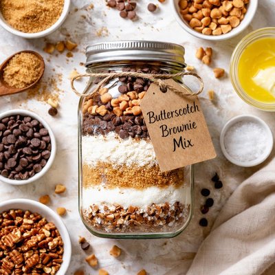 Image of Butterscotch Brownie Mix in a Jar