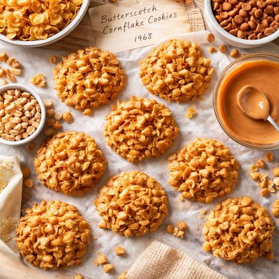Image of Butterscotch Cornflake Cookies 1968