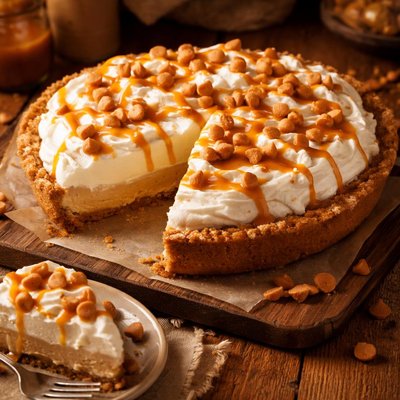 Image of Butterscotch Cream Cheese Pie