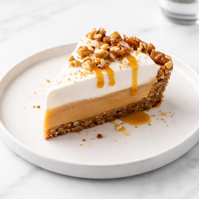 Image of Butterscotch Cream Pie with a Walnut Crust