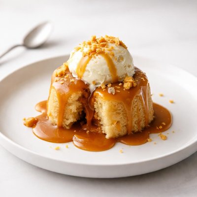 Image of Butterscotch Honeycomb Self Saucing Pudding