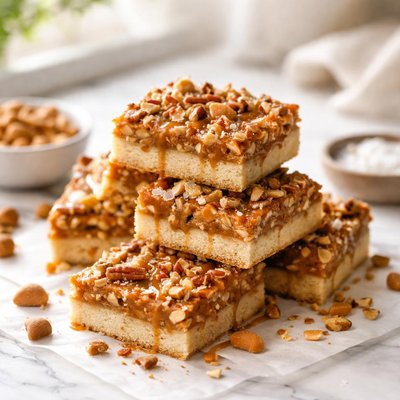 Image of Butterscotch Nut Slice