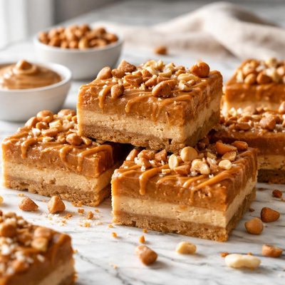 Image of Butterscotch Peanut Butter Bars Squares