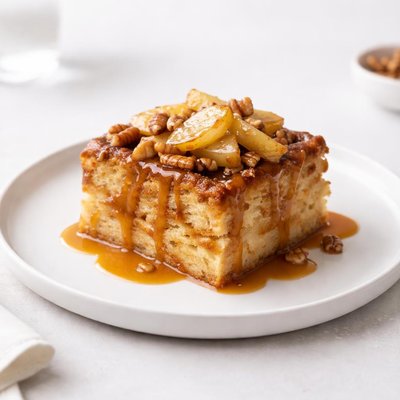 Image of Butterscotch Pear Bread Pudding