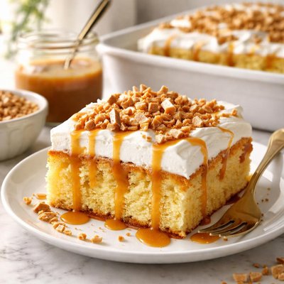 Image of Butterscotch Poke Cake