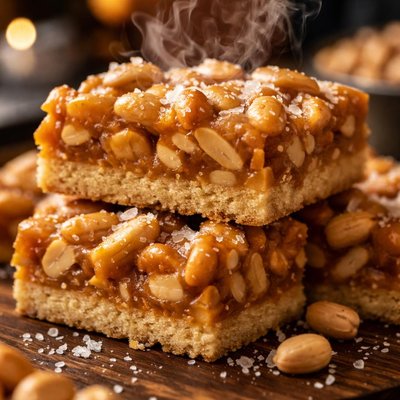 Image of Butterscotch Salted Peanut Bars