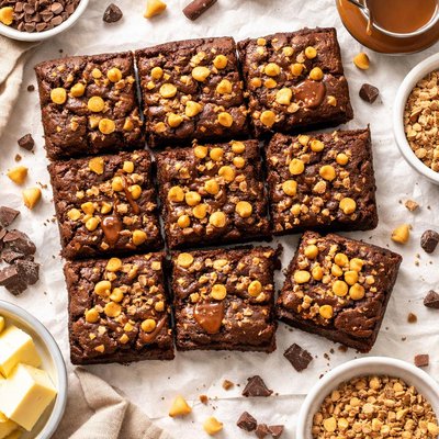Image of Butterscotch Toffee Brownies
