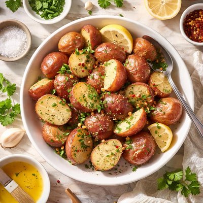 Image of Buttery and Steamed Red Potatoes