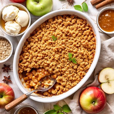 Image of Buttery Apple Crumble