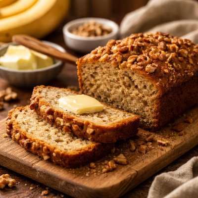 Image of Buttery Banana Nut Bread