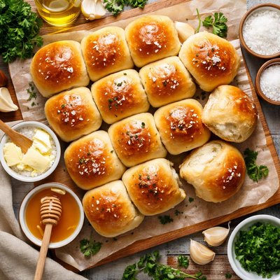 Image of Buttery Bread Machine Rolls