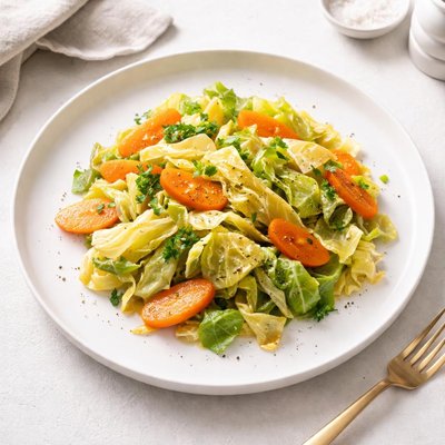Image of Buttery Cabbage and Carrots